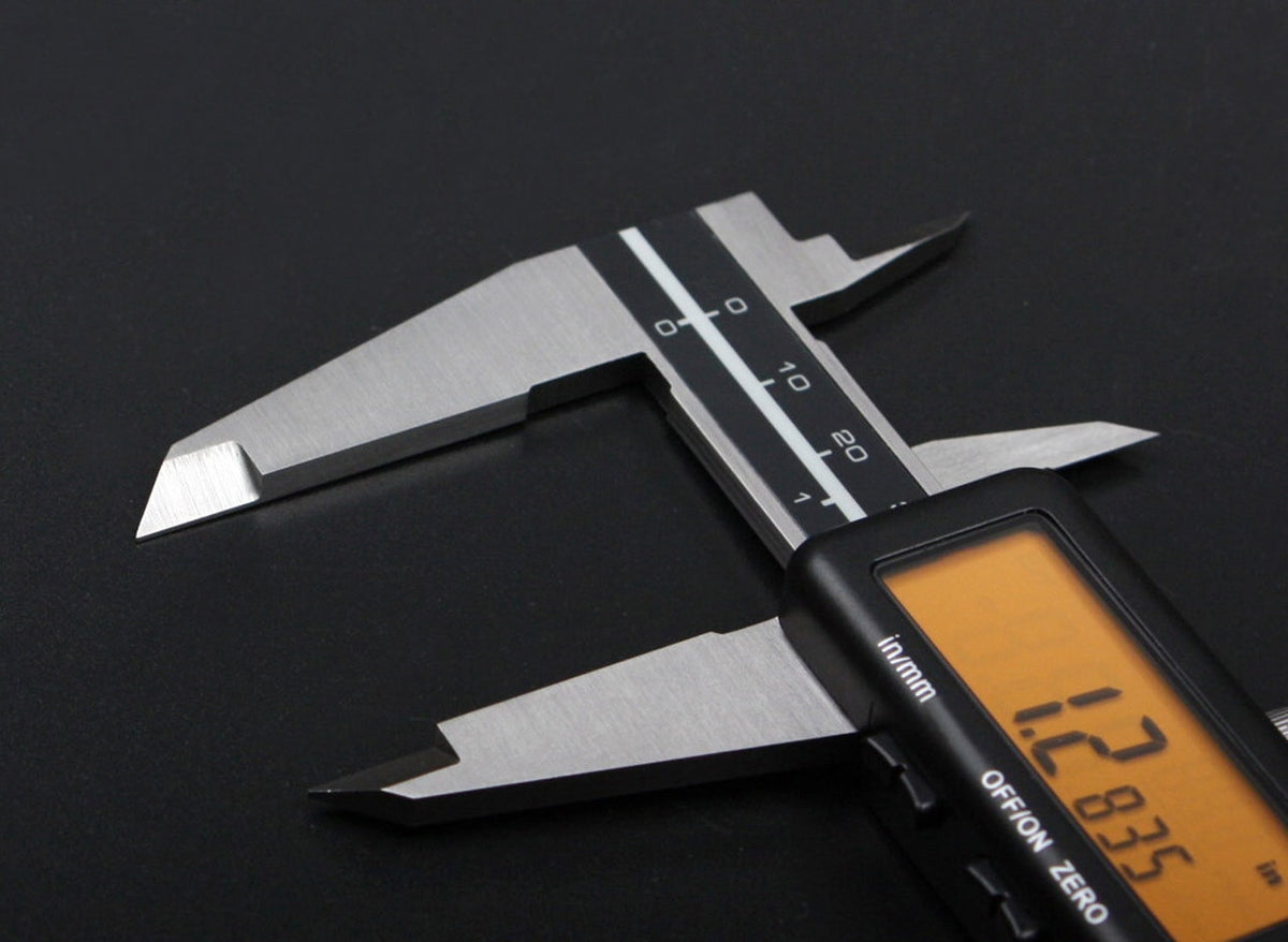 Full Screen Yellow LCD Electronic Digital Caliper, Metric/Inch