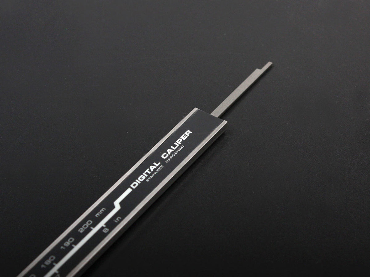 Full Screen Yellow LCD Electronic Digital Caliper, Metric/Inch