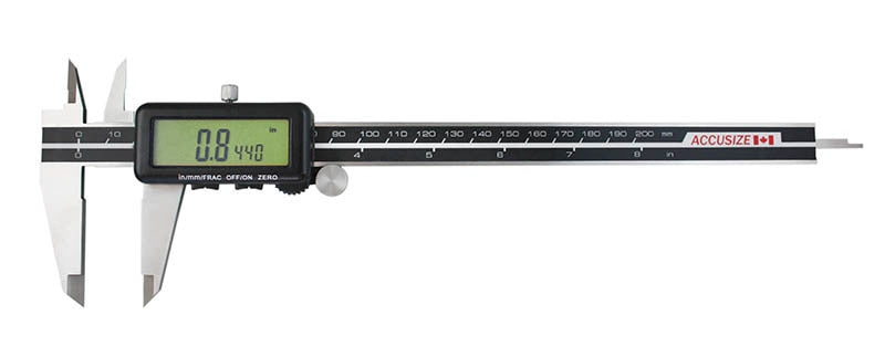 Full Screen LCD Electronic Digital Caliper, Metric/Inch/Fractional