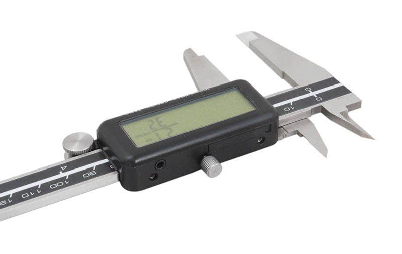Full Screen LCD Electronic Digital Caliper, Metric/Inch/Fractional