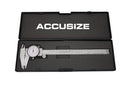 Dual Needle Precision Inch/Metric Dial Caliper, Stainless Steel