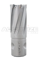 Carbide Tipped Annular Cutter with One-Touch Shank CBN Ground, ANSI Standard, Cutting Depth: 1" or 2"