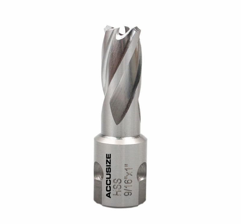 Fraise annulaire HSS avec tige Nitto One Touch, sol CBN, profondeur de coupe 1"