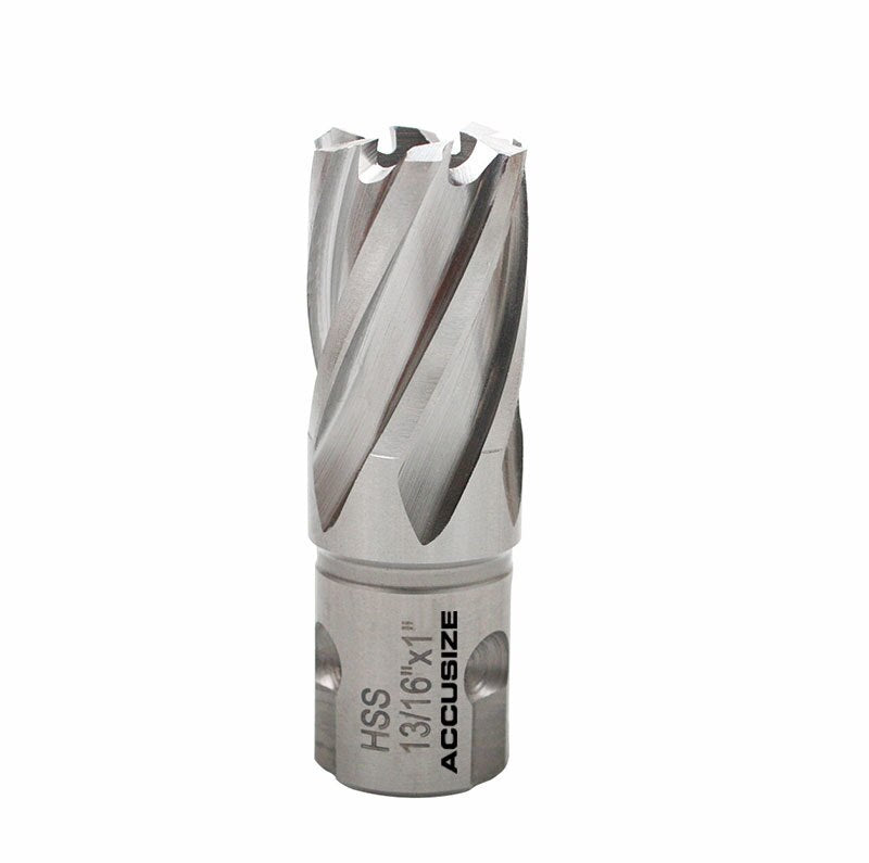 Fraise annulaire HSS avec tige Nitto One Touch, sol CBN, profondeur de coupe 1"