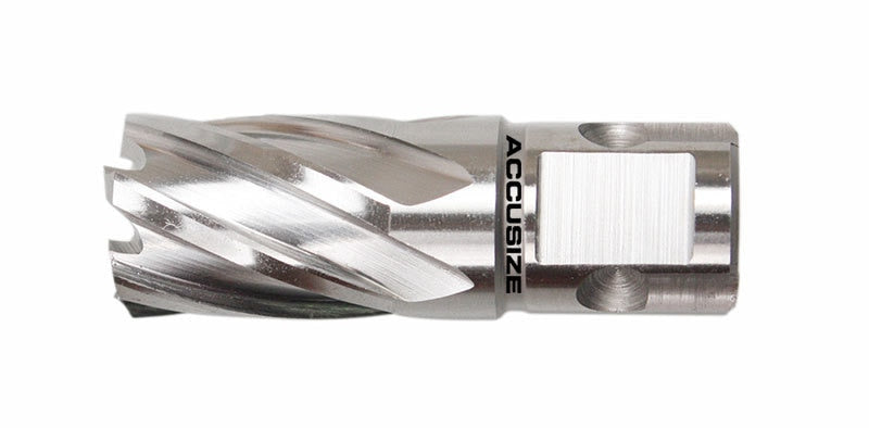 Fraise annulaire HSS avec tige Nitto One Touch, sol CBN, profondeur de coupe 1"