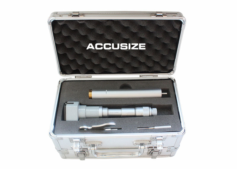Three -Point Internal Micrometers, Ratchet Stop