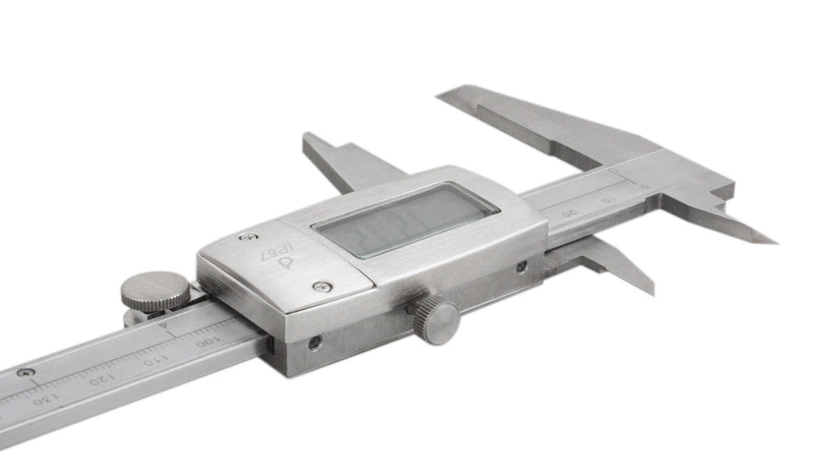 Water Resistant Electronic Digital Caliper, IP67 Metal Cover