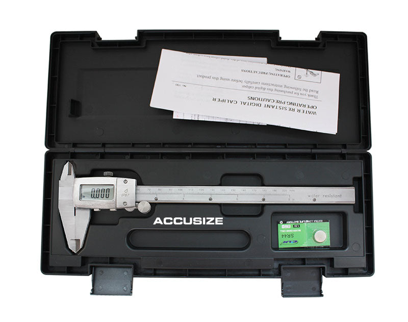 Water Resistant Electronic Digital Caliper, IP67 Metal Cover