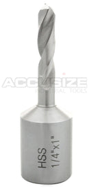 HSS Fully Ground Drills with 3/4in. Weldon Shank