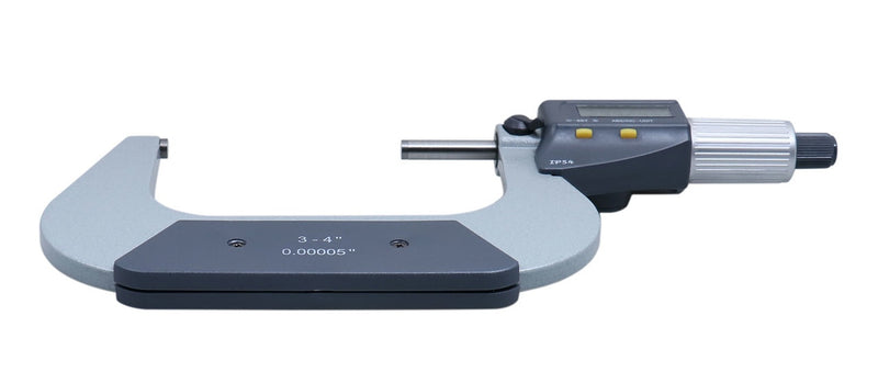 Micromètres numériques électroniques à 2 touches, IP54, type à coudre à cliquet