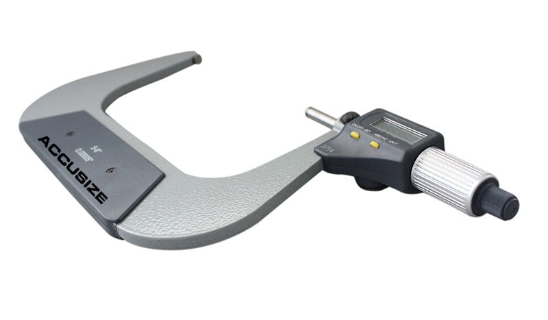 2-Key Electronic Digital Micrometers, IP54, Ratchet Friction Thimble Type