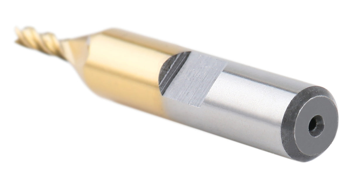 H.S.S. End Mills, TIN Coated, 4 Flute