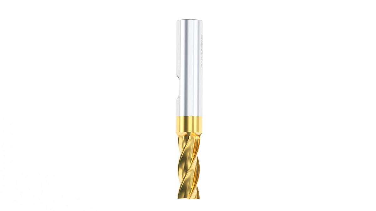 H.S.S. End Mills, TIN Coated, 4 Flute