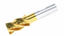 1'' Dia, 3/4'' Shk Dia, 1-7/8'' Flt Length, 4-1/8'' Oal, H.S.S. Finishing, Tin Coating End Mill, 1400-3220