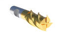 1'' Dia, 3/4'' Shk Dia, 1-7/8'' Flt Length, 4-1/8'' Oal, H.S.S. Finishing, Tin Coating End Mill, 1400-3220