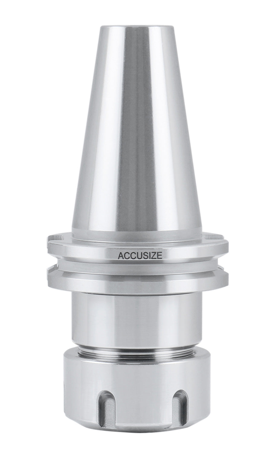 Cat40 V-Flange Collet Chuck for Er32 Collets, Draw Bar Thread 5/8-11'', 8000 RPM, with A Projection Length 2.76'', 1601-0015