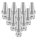 8000 Rpm, 10 Pc Cat40-Er32 V-Flange Collet Chucks, Projection Length 2.76'', 1601-0015x10