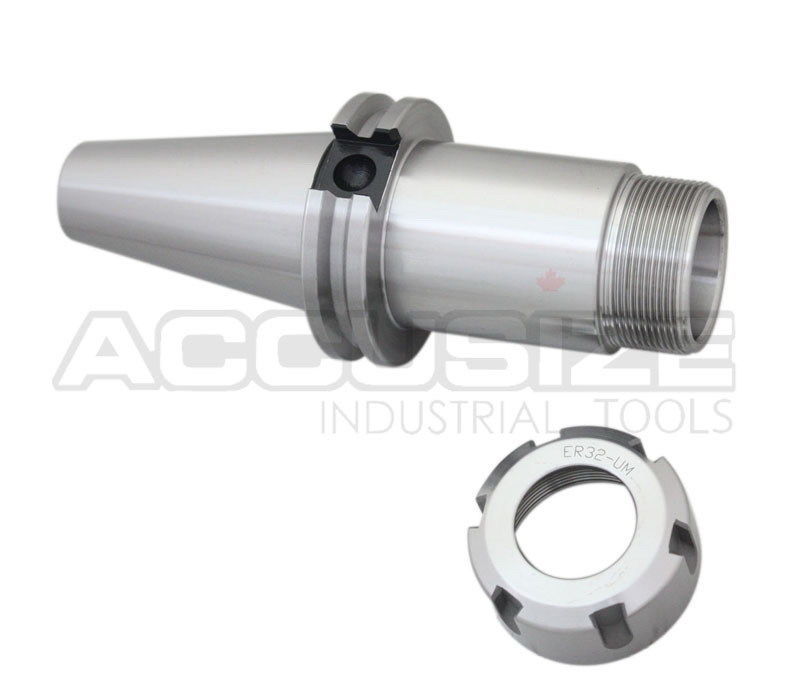 CAT40-ER32 4" Collet Chuck & ER32 18ps/set Metric Collet Set, Range: 3.0- 20.0 MM