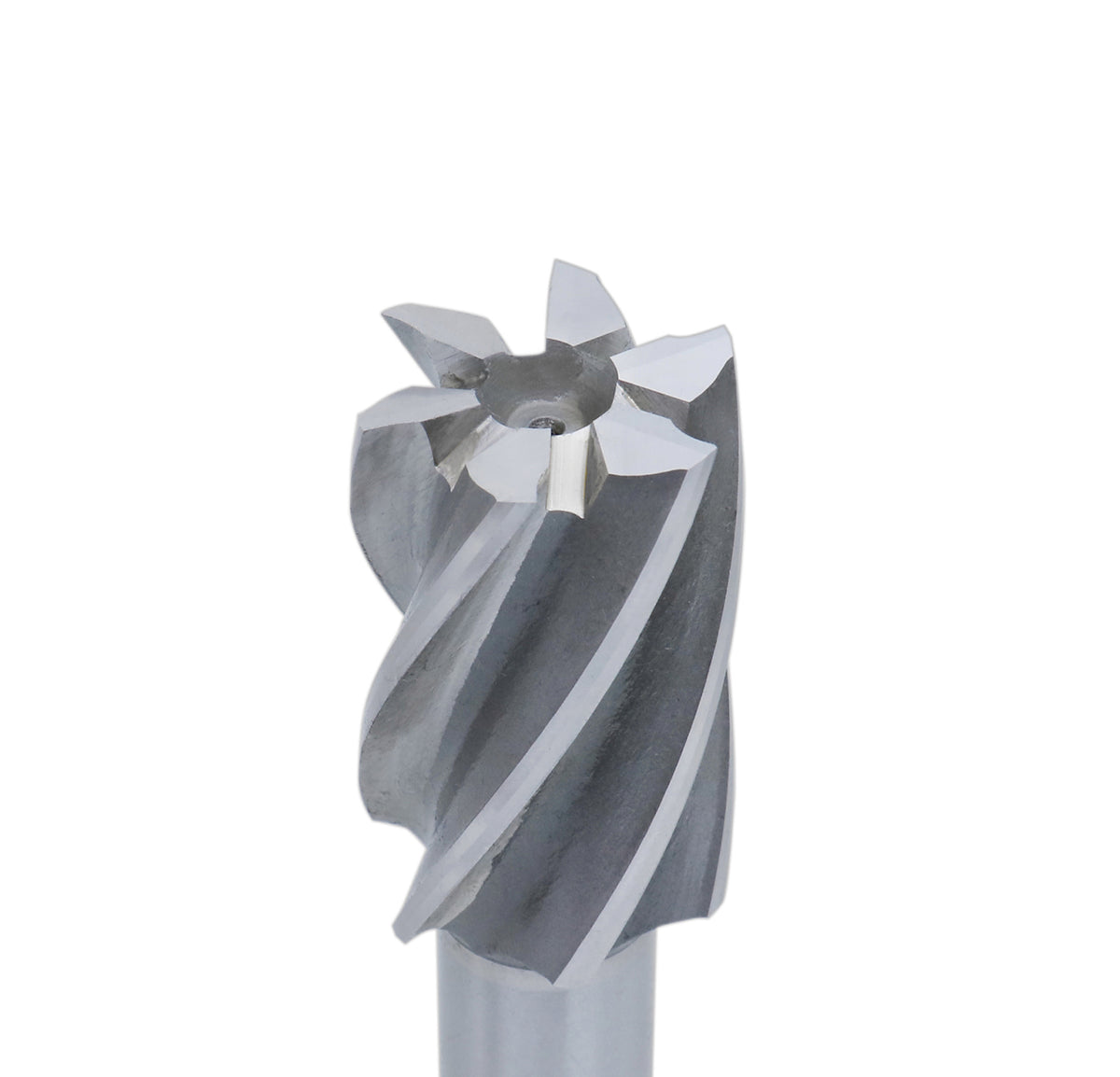 6 Pc Multi Flute Bridgeport H.S.S. End Mills Set, 3/4'' Shank, 4 and 6 Flute, Cutting Dia from 3/4'' to 1-1/2'', 1822-0206