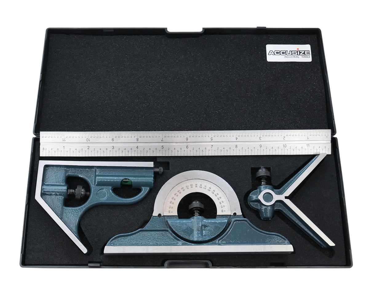 4R, E/M Combination Square Ruler Sets