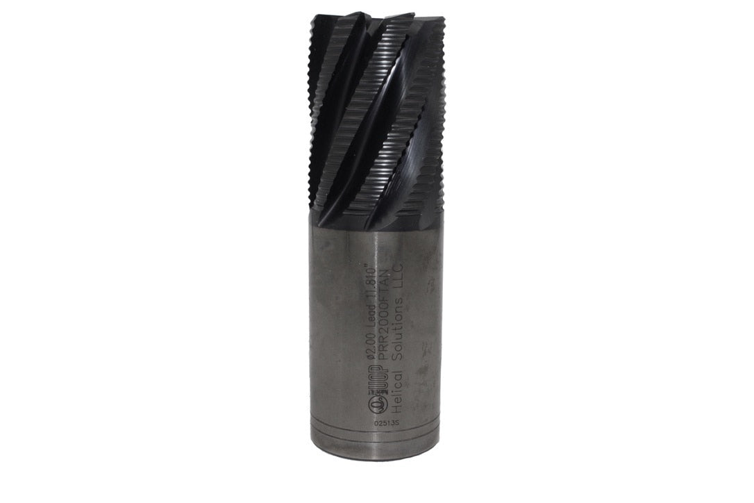 HELICAL 2'' CUTTING DIAMETER SOLID CARBIDE ROUGHING END MILL