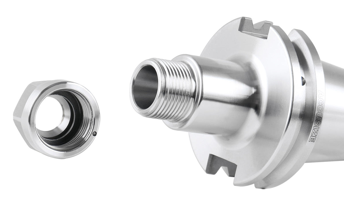 Cat40 to Er16, 2.76'', Premium Cat40 V-Flange Collet Chucks, Balanced to 20,000 RPM at G2.5, 2001-0005