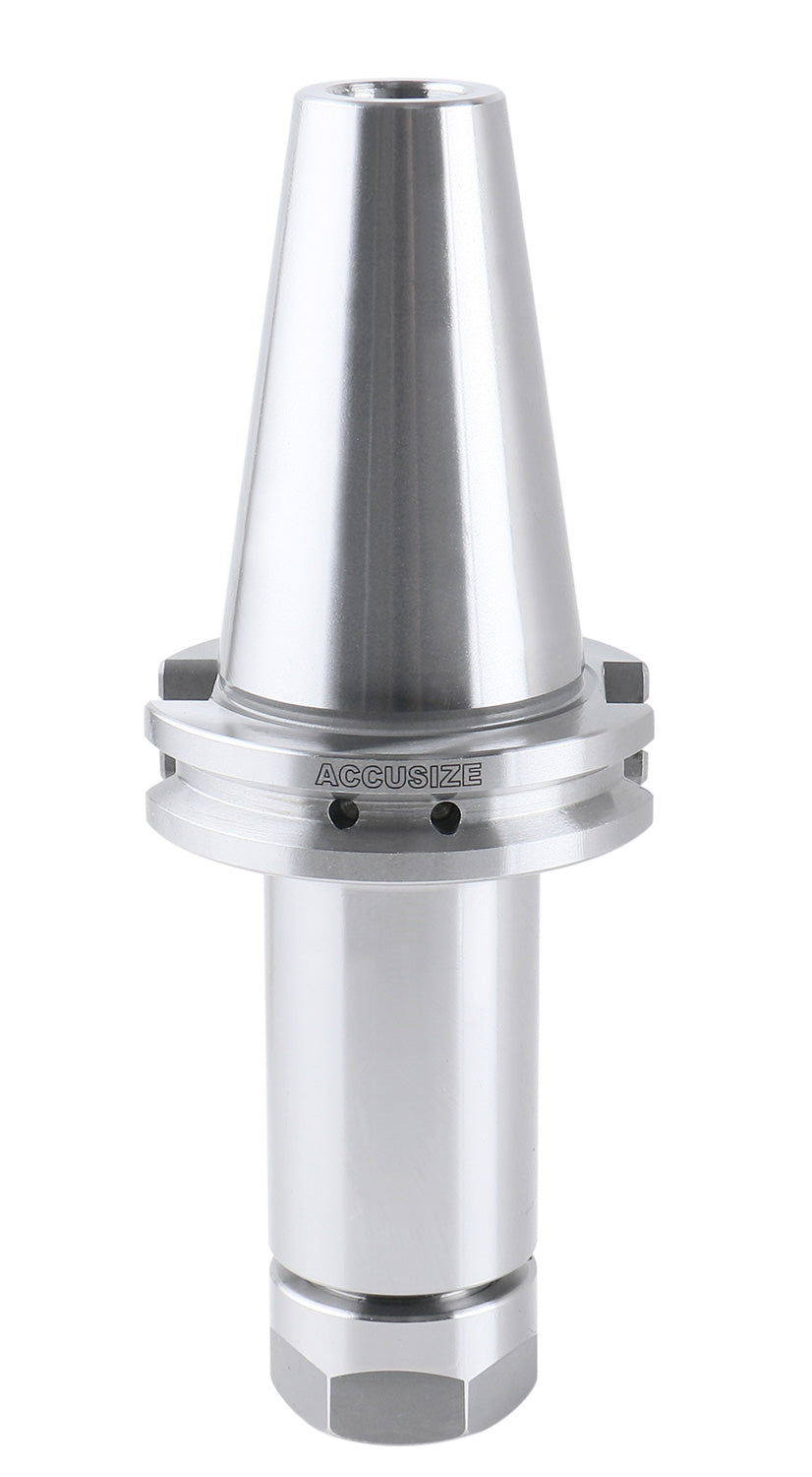 Cat40 to Er20 Premium V-Flange Er Collet Chuck, 4'' Project Length, 5/8''-11 Drawbar Thread, 2001-0030