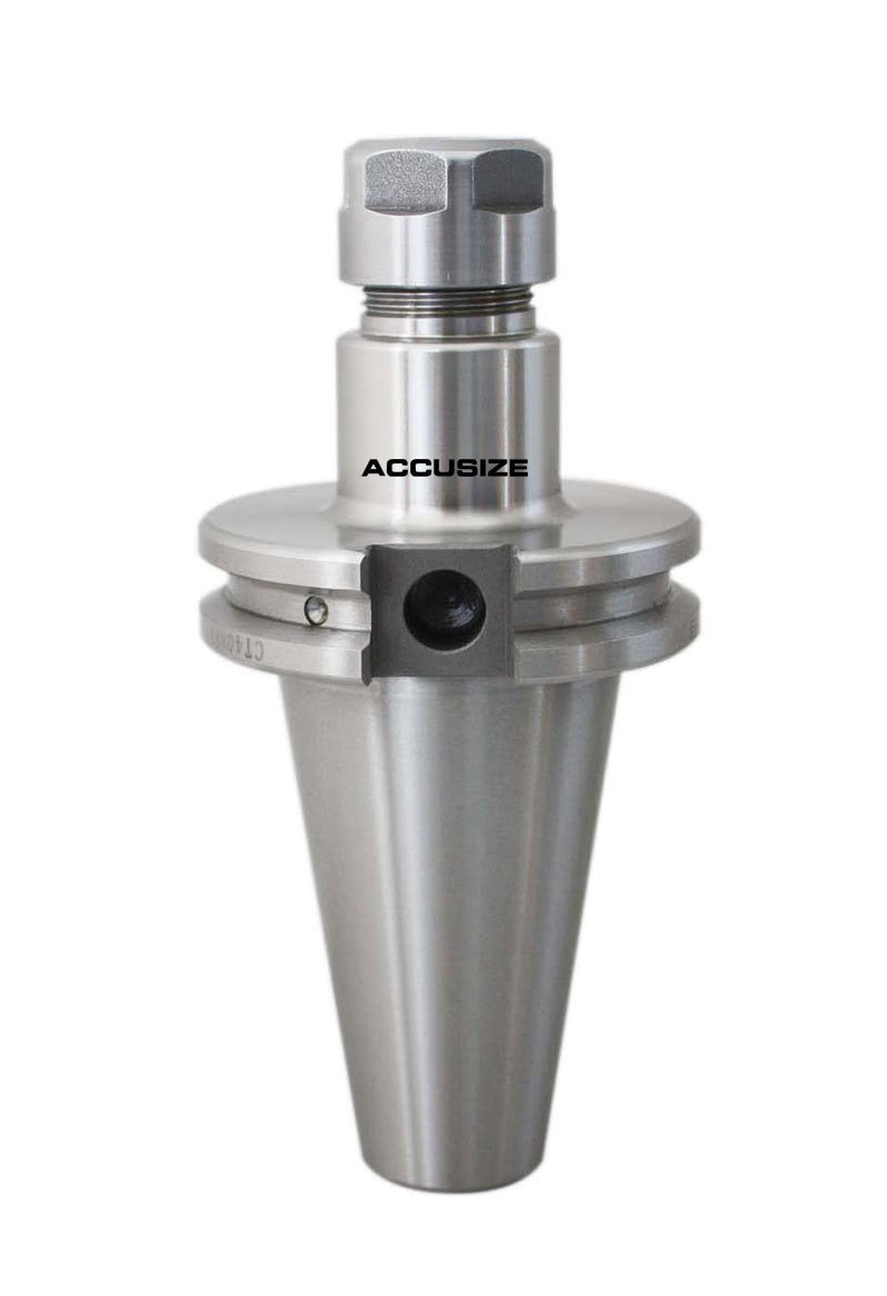 2001-0005x10, 10 Pcs Premium CAT40-ER16 V-Flange Collet Chucks, Proj. Length 2.76" Balanced to 20,000 RPM at G2.5