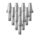 2001-0010x10, 10 mandrins Premium CAT40-ER16, mandrin à bride en V avec longueur de jauge 4 po, équilibré à 20 000 tr/min à G2,5