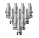 2001-0015x10, 10 Pcs Premium CAT40-ER32 V-Flange Collet Chucks, Proj. Length 2.76", Balanced to 20,000 RPM at G2.5