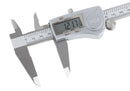 Digital Caliper, 0-8''/0-200 mm Range by 0.0005''/0.01 mm Resolution, Large LCD, Ip54 Water Resistant, 2015-0200