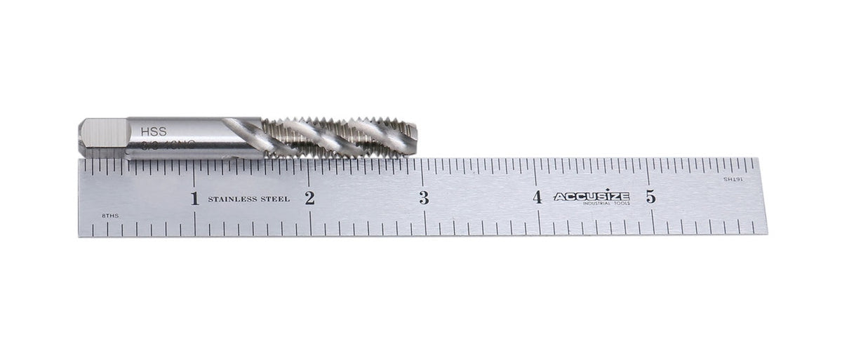 Tarauds à flûte spirale HSS, ANSI, sol, 10 pcs/set ou 5 pcs/set
