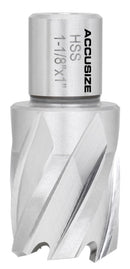 Fraises annulaires H.S.S. de 1" Profondeur de coupe, avec tige Weldon 3/4" ou 1-1/4 po, Ground CBN, ANSI STANDARD