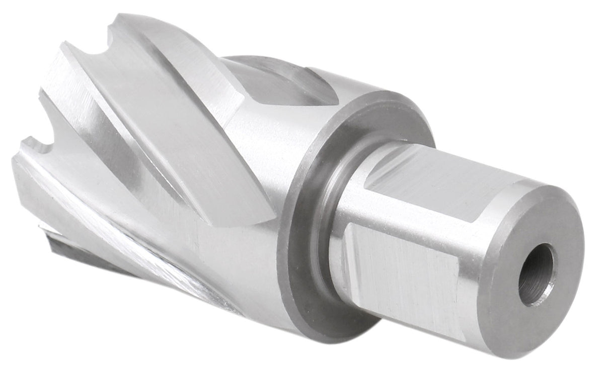 Fraises annulaires H.S.S. de 1" Profondeur de coupe, avec tige Weldon 3/4" ou 1-1/4 po, Ground CBN, ANSI STANDARD