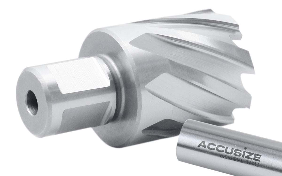 1-5/16'' Cutting Dia, 1'' Cutting Depth, H.S.S. Annular Cutter with 3/4'' Weldon Shank, 2080-2026