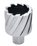 Fraises annulaires H.S.S. de 1" Profondeur de coupe, avec tige Weldon 3/4" ou 1-1/4 po, Ground CBN, ANSI STANDARD