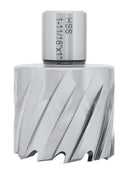 Fraises annulaires H.S.S. de 1" Profondeur de coupe, avec tige Weldon 3/4" ou 1-1/4 po, Ground CBN, ANSI STANDARD