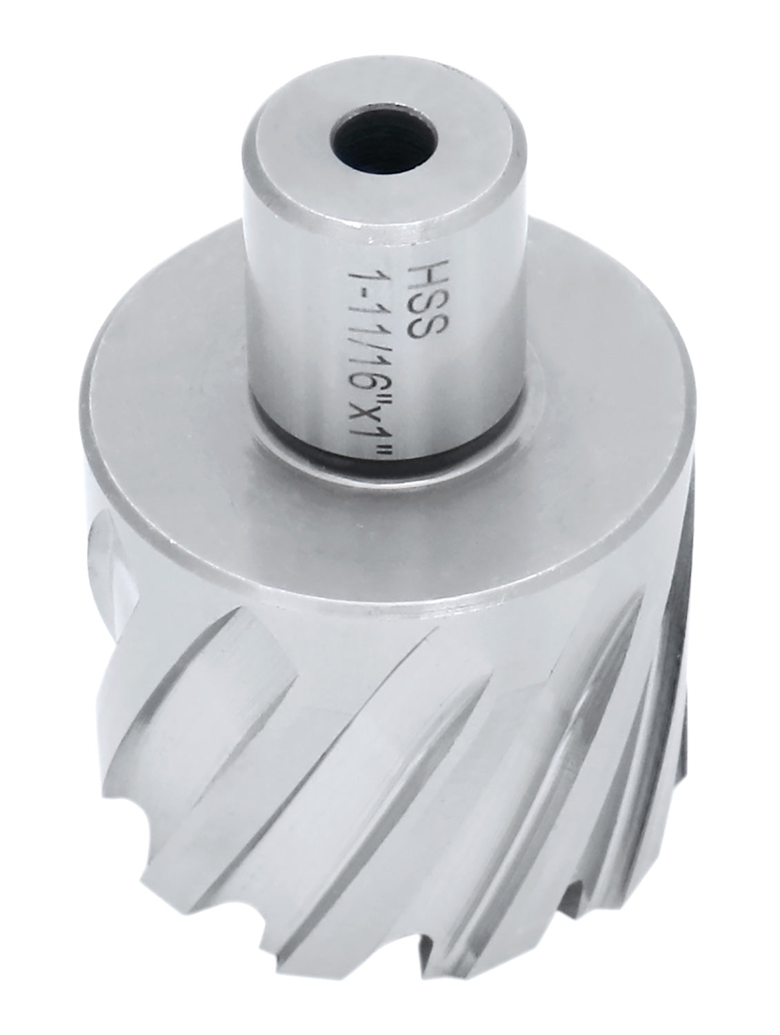 Fraises annulaires H.S.S. de 1" Profondeur de coupe, avec tige Weldon 3/4" ou 1-1/4 po, Ground CBN, ANSI STANDARD