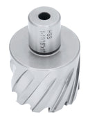 Fraises annulaires H.S.S. de 1" Profondeur de coupe, avec tige Weldon 3/4" ou 1-1/4 po, Ground CBN, ANSI STANDARD