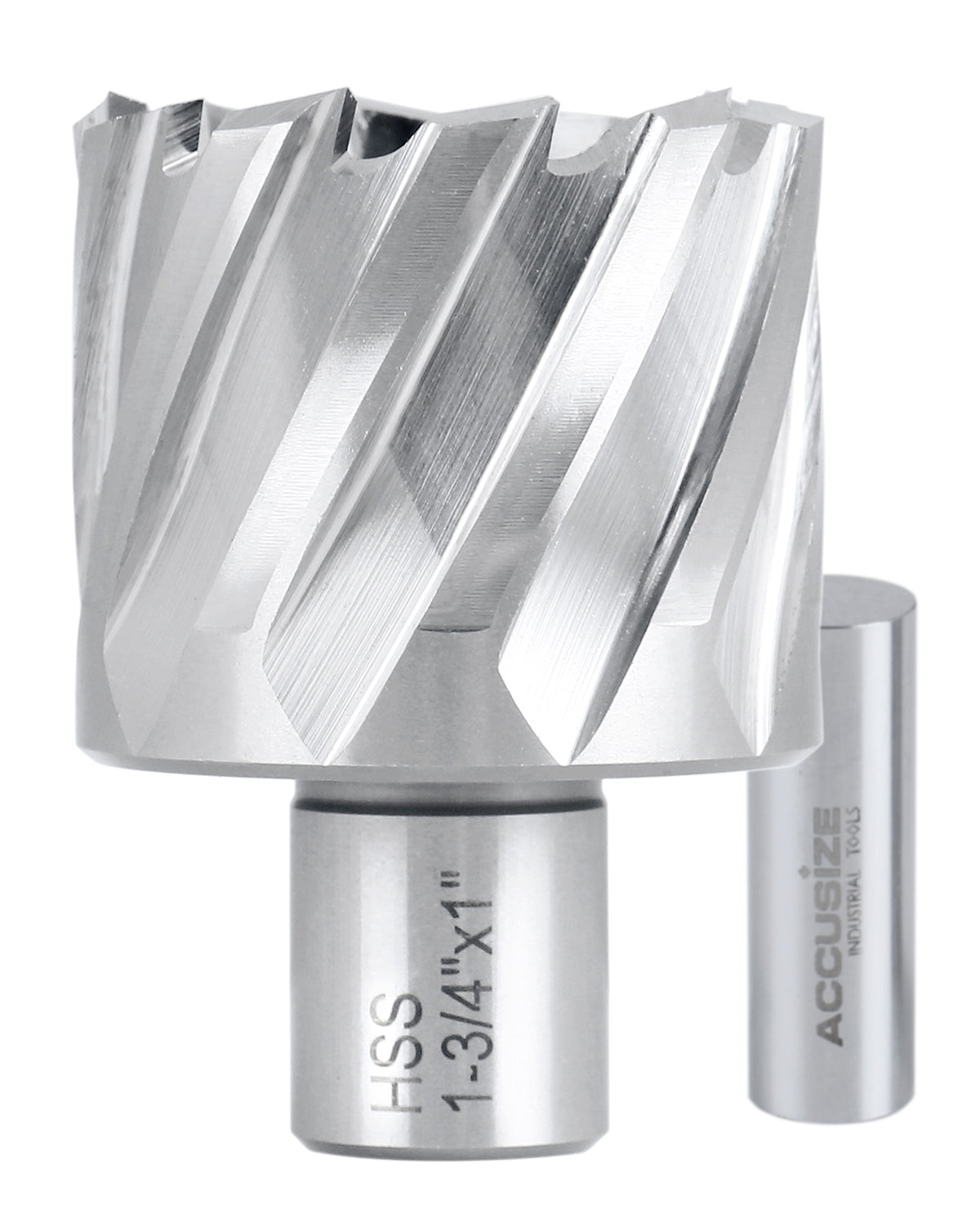 1-3/4'' Cutting Dia, 1'' Cutting Depth, H.S.S. Annular Cutter with 3/4'' Weldon Shank, 2080-2033
