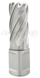 Fraises annulaires H.S.S. de 1" Profondeur de coupe, avec tige Weldon 3/4" ou 1-1/4 po, Ground CBN, ANSI STANDARD