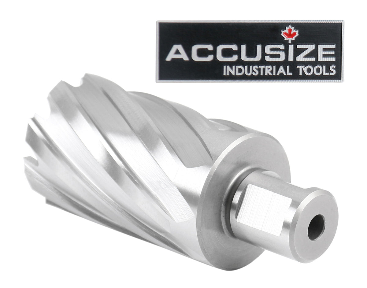 1-7/16'' Cutting Dia, 3/4'' Weldon Shank, 2'' Cutting Depth H.S.S. Annular Cutters, 2081-2028