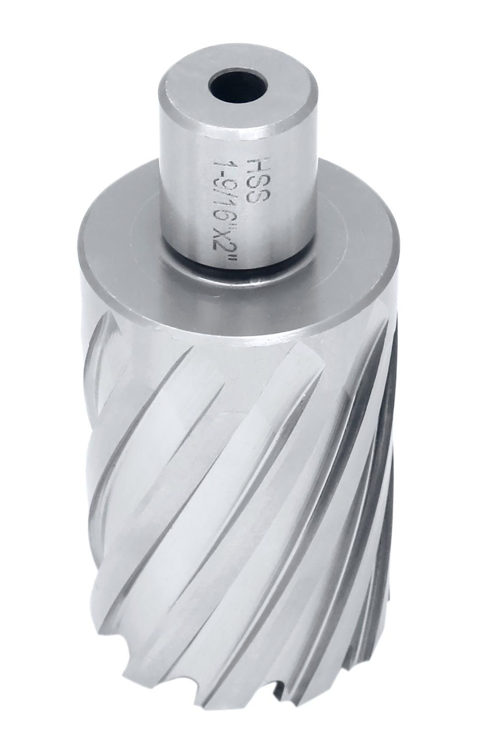 Fraises annulaires H.S.S. de 2" Profondeur de coupe avec tige Weldon 3/4" ou 1-1/4 po, sol CBN, norme ANSI