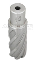 Fraises annulaires H.S.S. de 2" Profondeur de coupe avec tige Weldon 3/4" ou 1-1/4 po, sol CBN, norme ANSI