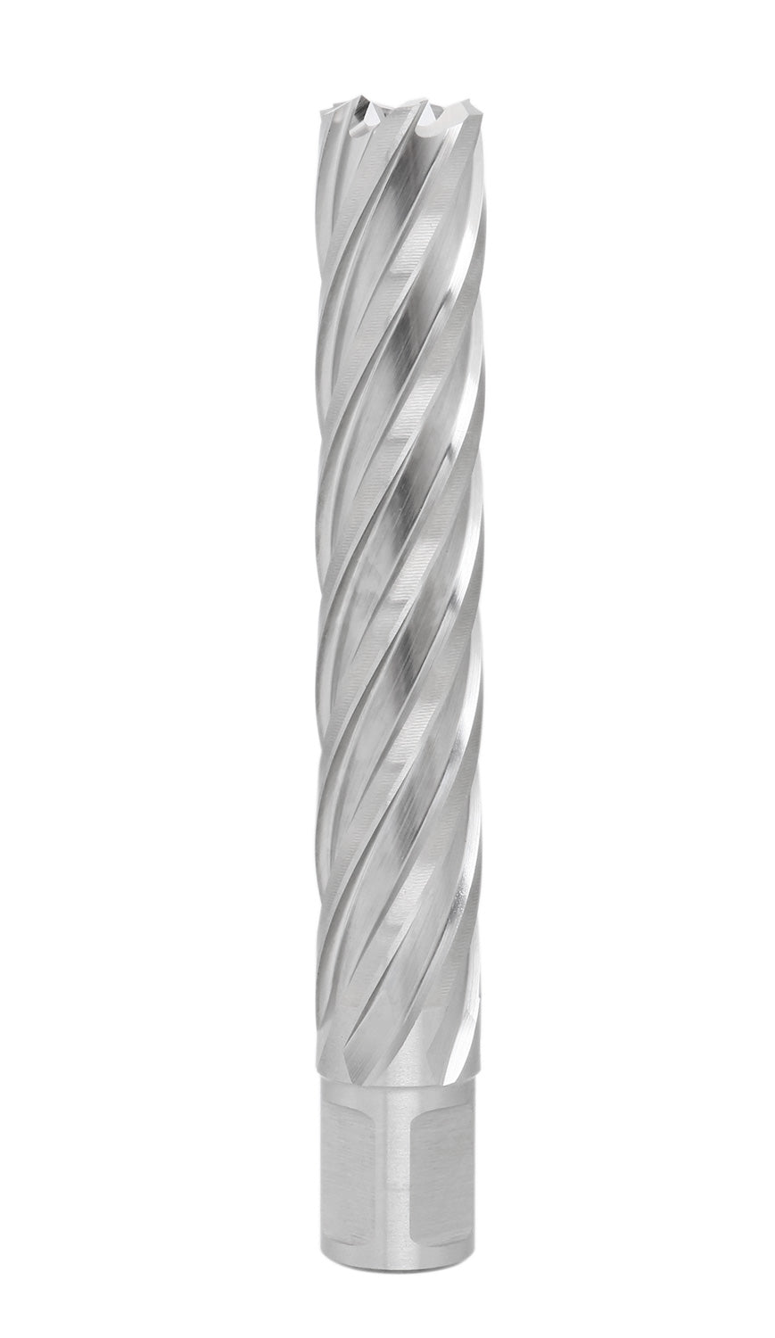Accusize Industrial Tools 13/16" Cutting Dia x 4" Cutting Depth with 3/4" Weldon Shank High Speed Steel Slugger Cutter, CBN Ground, 2084-2018