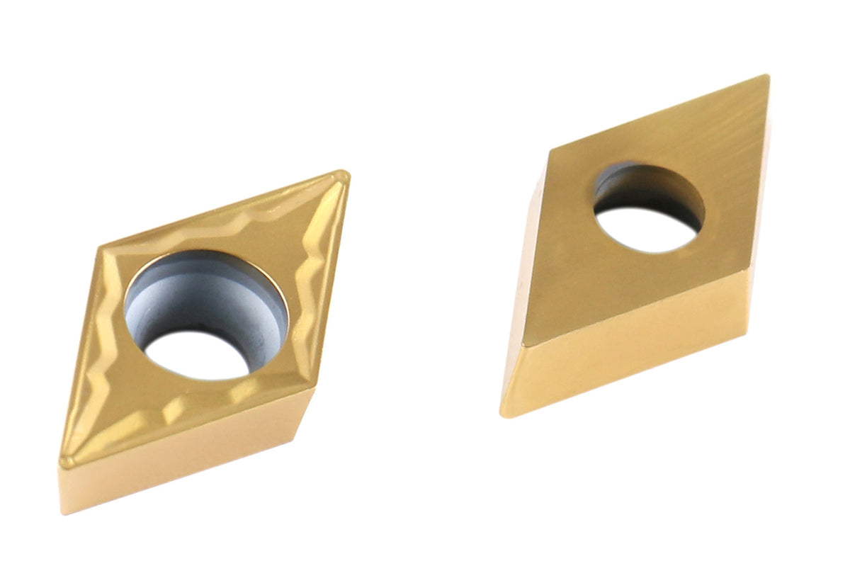 DCMT Inserts en carbure revêtus de Tin, 10 pièces/boîte