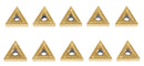 TNMG332, Carbide Inserts, Tin Coated, 10 Pcs/Set