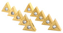 TNMG332, Carbide Inserts, Tin Coated, 10 Pcs/Set