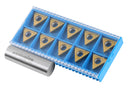 Carbide Inserts, TCMT, TiN / CVD Coated, 10 PCS/SET