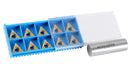 Carbide Inserts, TCMT, TiN / CVD Coated, 10 PCS/SET